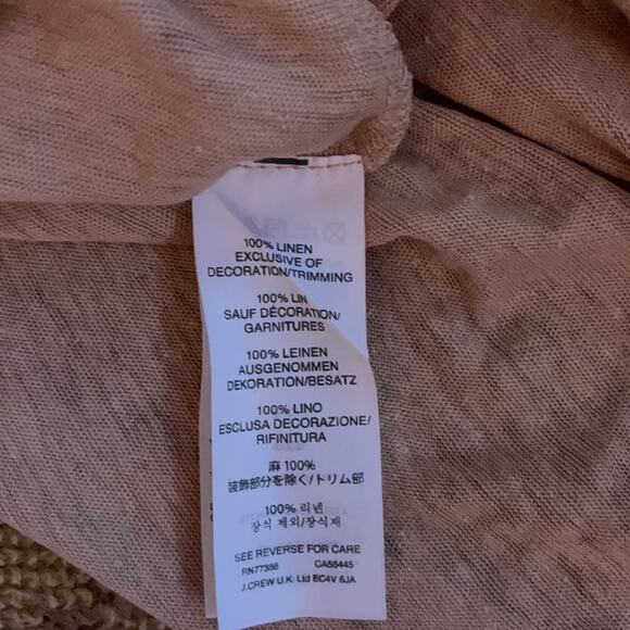 J. Crew T-shirt w embroidery NWOT XS - Picture 7 of 8